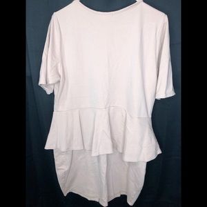 Plus size nude pinky dress